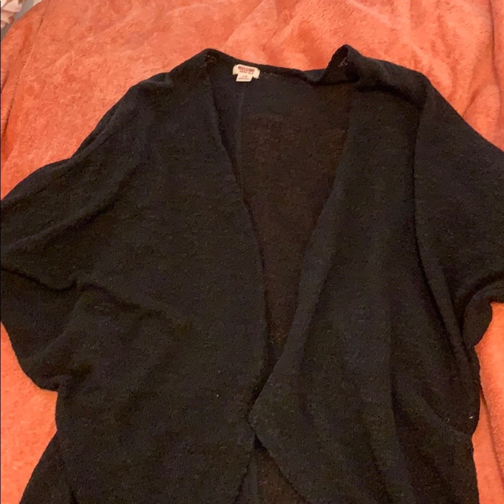 Mossimo cardigan all black size large